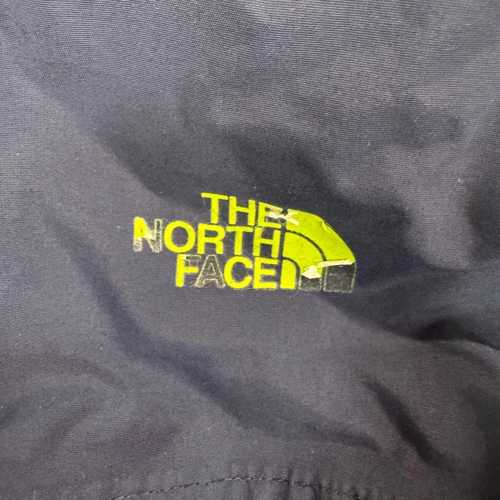 The North Face Boys XS 6 Triclimate 3-in-1 Jacket Navy Blue Lime Green HyVent